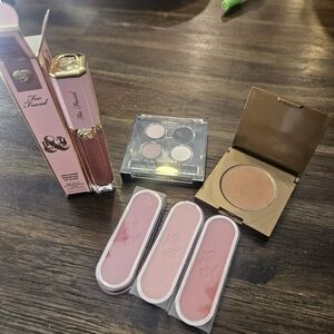 Makeup Bundle Lot Mary Kay, Clinique, Too Faced, Tarte, New Without Packaging.